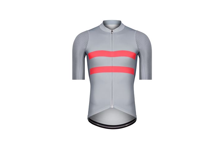 MAILLOT ETXEONDO GARAI GRIS/CORAL 2